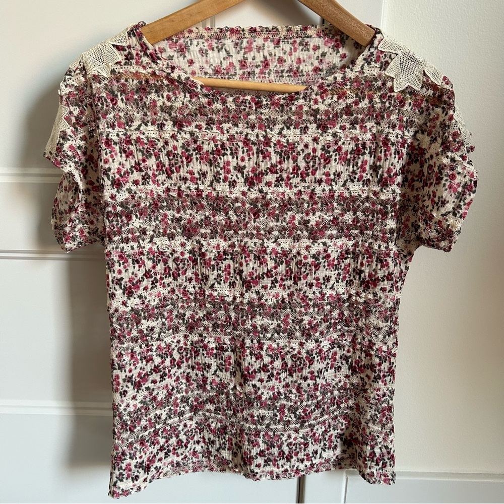 Floral Patterned Women's Top